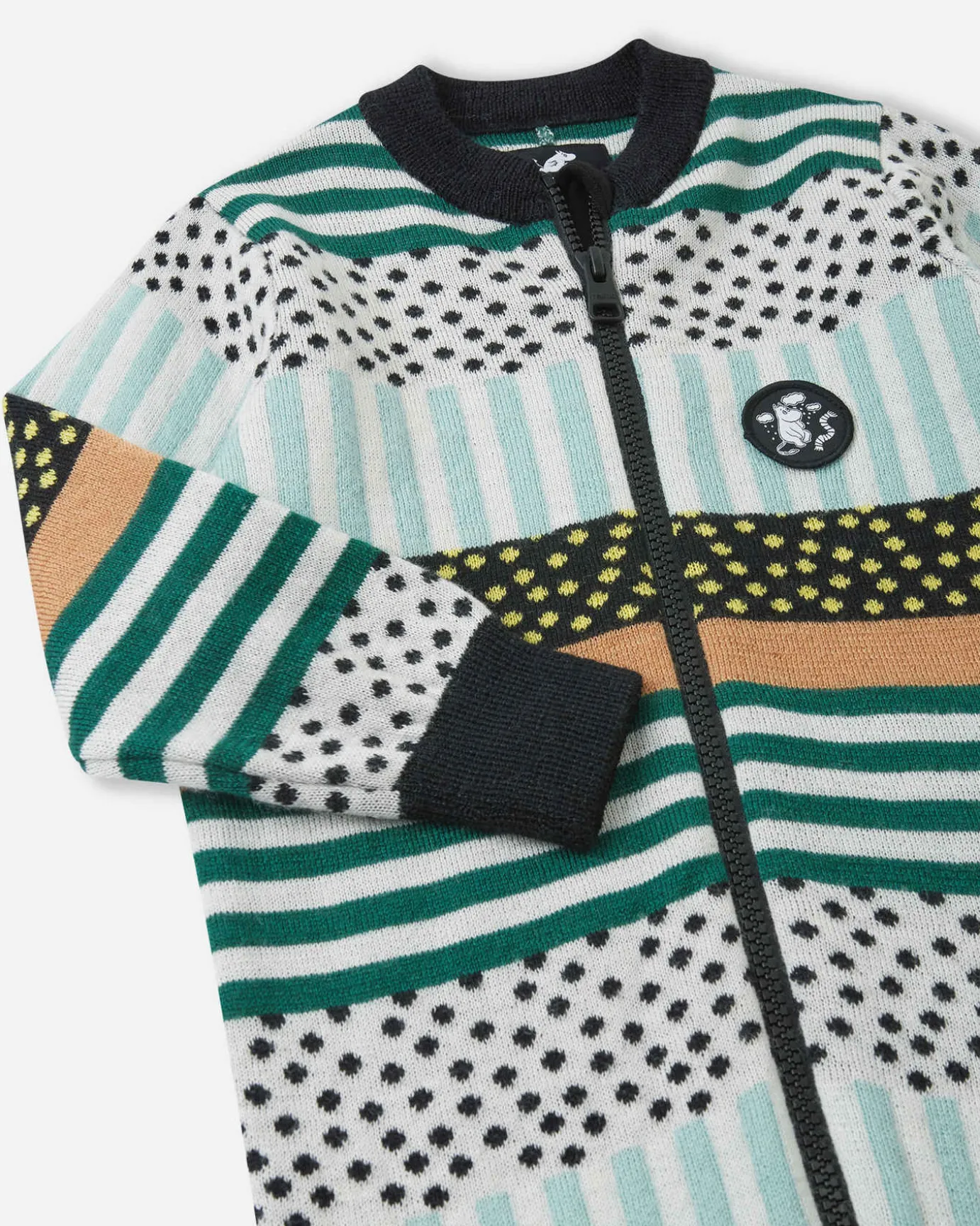 Dress I Merinoull Småbarn Moomin Delvis